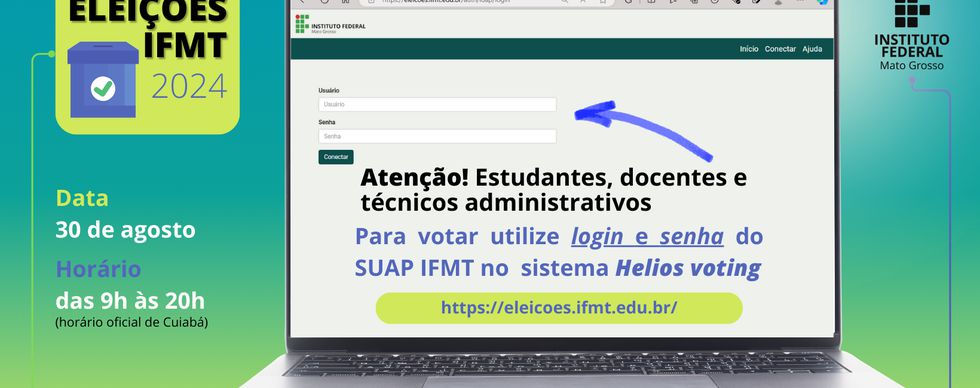 Eleições IFMT 2024: Hoje é dia de votação para escolha das comissões eleitorais locais